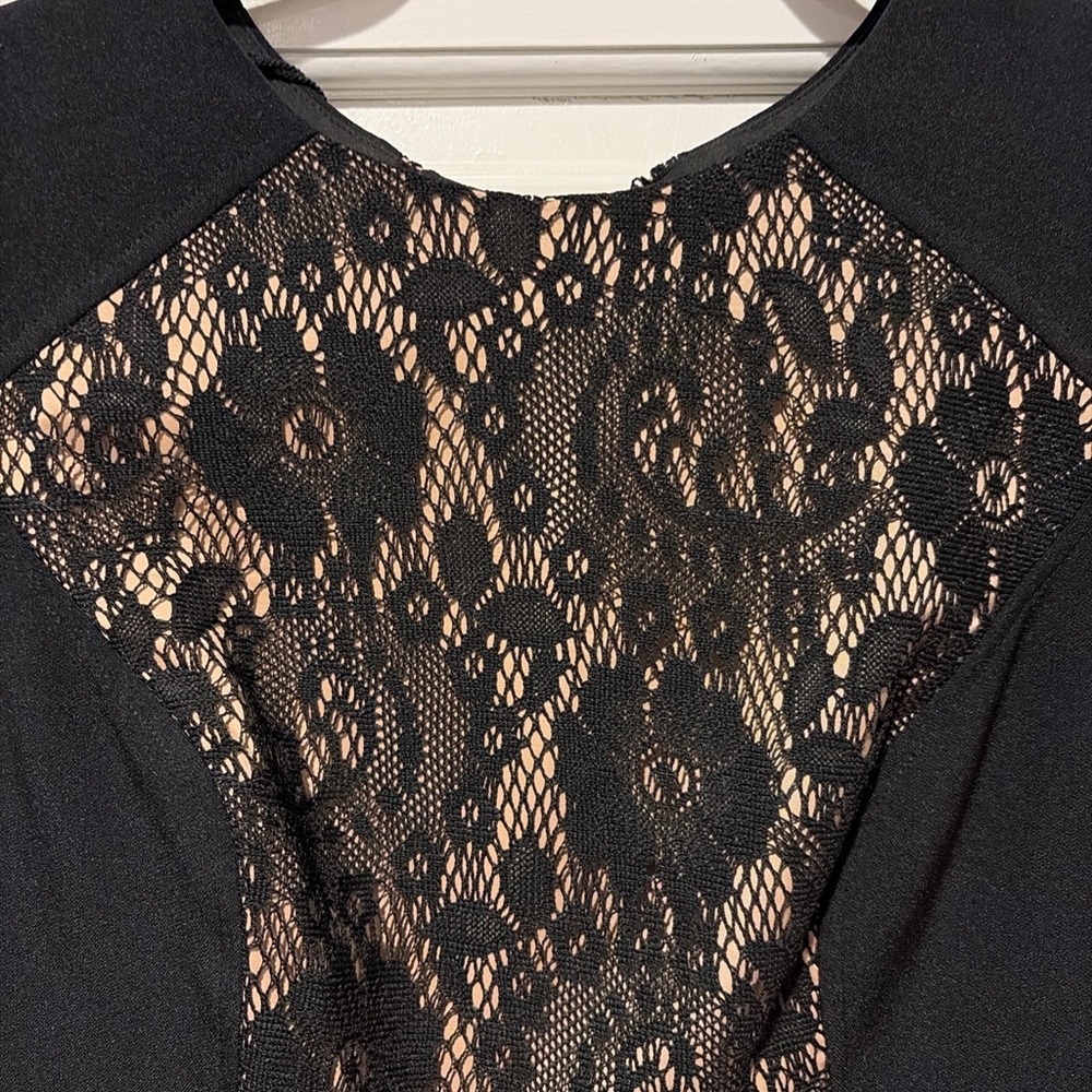 Adrianna Papell Black Lace Midi Dress - Picture 2 of 8